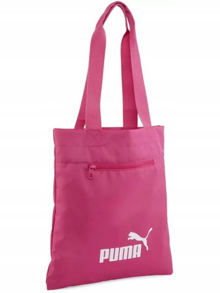 Torba sportowa Puma Shopperka. Czerwone torby na ramię Puma, bez wzorów, z materiału, sportowe, na ramię, bez dodatków. Za 89.00 zł.