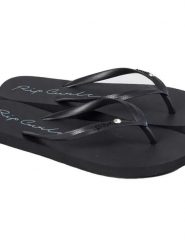 Rip Curl Japonki w kolorze czarnym rozmiar: 39. Czarne klapki Rip Curl, bez wzorów, z otwartym noskiem, bez obcasa. Za 94.95 zł.