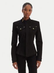 Versace Jeans Couture Kurtka przejściowa 80HAS458 DT037 Czarny Slim Fit. Czarne kurtki Versace Jeans Couture, bez wzorów, z bawełny, bez kaptura. Za 2,139.00 zł.