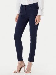 Morgan Jeansy 231-PRETTY Granatowy Slim Fit. Niebieskie jeansy Morgan, bez wzorów. Za 189.99 zł.
