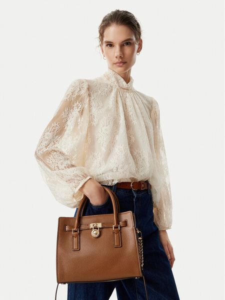 MICHAEL Michael Kors Torebka 30T6GNXS1L Brązowy. Brązowe torebki klasyczne MICHAEL Michael Kors, bez wzorów, ze skóry, bez dodatków. Za 1,059.99 zł.