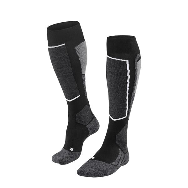 Podkolanówki damskie Falke SK2 Intermediate Vegan. Czarne skarpety Falke, bez wzorów, z lyocellu. Za 185.00 zł.