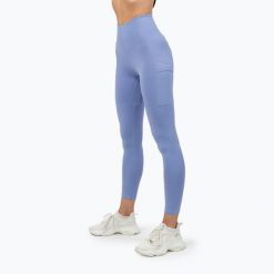 Legginsy NEBBIA Leg Day Goals. Fioletowe legginsy Nebbia, bez wzorów. Za 209.99 zł.
