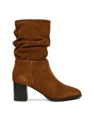 Beverly Hills Polo Club Botki CEO-WI44-BREEZE-01 Brązowy. Brązowe botki Beverly Hills Polo Club, bez wzorów, ze skóry, bez obcasa, na słupku, bez zapięcia. Za 469.99 zł.