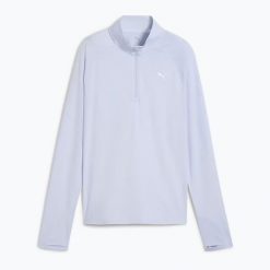 Bluza do biegania damska PUMA Run Velocity Cloudspun 1/4 Zip. Niebieskie bluzy Puma, s, bez wzorów, bez kaptura. Za 229.99 zł.