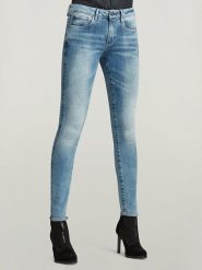 G-Star Dżinsy - Skinny fit - w kolorze błękitnym rozmiar: W31/L30. Niebieskie jeansy G-Star, l, z aplikacjami. Za 184.95 zł.