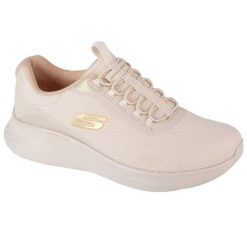 Kapcie SKECHERS SKECH-LITE PRO Biały. Białe obuwie domowe Skechers, bez wzorów, z tkaniny, bez zapięcia. Za 301.55 zł.
