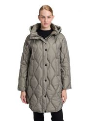 Betty Barclay Płaszcz pikowany w kolorze szarym rozmiar: 40. Szare płaszcze Betty Barclay, bez wzorów, bez kaptura. Za 448.99 zł.