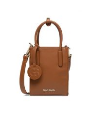 Gino Rossi Torebka OJ-82716 Brązowy. Brązowe torebki klasyczne Gino Rossi, bez wzorów, z materiału, bez dodatków. Za 144.99 zł.