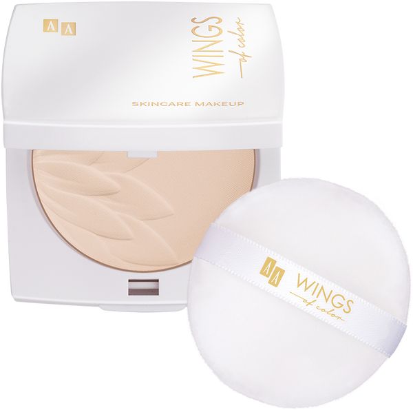 AA WINGS OF COLOR Silky Smooth Compact Powder Jedwabisty Puder 90 Transparent 8,5g. Pudry OCEANIC. Za 37.99 zł.
