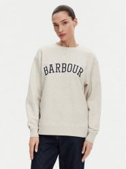 Barbour Bluza LOL0591WH71 Szary Regular Fit. Szare bluzy Barbour, bez wzorów, z bawełny, bez kaptura. Za 249.99 zł.