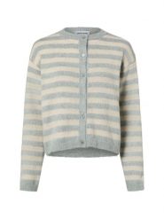 More & More Kardigan damski Kobiety beżowy|szary w paski, 40. Brązowe kardigany More & More, uniwersalny, bez wzorów, z syntetyku. Za 279.95 zł.