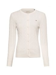Gant Kardigan Kobiety Bawełna biały, XS. Białe kardigany GANT, xs, bez wzorów, z bawełny. Za 749.95 zł.