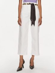 Elisabetta Franchi Jeansy PJ-42D-41E2-003693 Biały Relaxed Fit. Białe jeansy Elisabetta Franchi, bez wzorów. Za 1,029.00 zł.