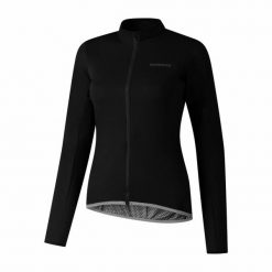 Damska kurtka wodoodporna Shimano Windflex. Czarne kurtki sportowe Shimano, xs, bez wzorów, bez kaptura, rowerowe. Za 555.50 zł.