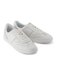 TOMS Skórzane sneakersy w kolorze białym rozmiar: 40. Białe trampki Toms, bez wzorów, bez zapięcia. Za 224.77 zł.