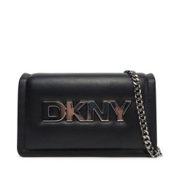 Torebka DKNY. Czarne torebki klasyczne DKNY, bez wzorów, bez dodatków. Za 339.99 zł.
