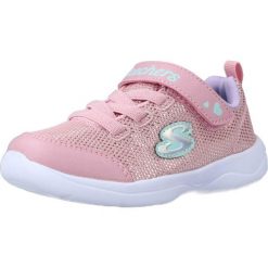 Kapcie SKECHERS SKECH-STEPZ 2.0 Rose. Czerwone obuwie domowe Skechers, bez wzorów, z tkaniny, bez zapięcia. Za 173.99 zł.