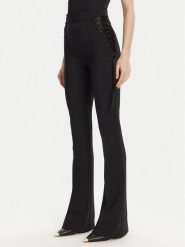 Elisabetta Franchi Spodnie materiałowe PA-083-51E2 Czarny Regular Fit. Czarne spodnie materiałowe Elisabetta Franchi, bez wzorów, z materiału. Za 1,219.00 zł.