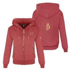 Bluza rozpinana JD ATTACK Holly. Czerwone bluzy JD ATTACK, bez wzorów, bez kaptura. Za 239.00 zł.