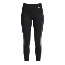 Legginsy damskie Under Armour UA Velociti Ankle Prt Tights-BLK. Czarne legginsy Under Armour, s, bez wzorów, z materiału. Za 308.80 zł.
