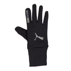 Rękawiczki Unisex Dla Dorosłych Z Logo Sezonu. Czarne rękawiczki Puma, bez wzorów, sportowe. Za 149.99 zł.