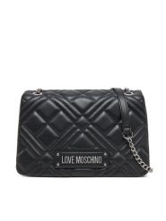 LOVE MOSCHINO Torebka JC4153PP1MLA000B Czarny. Czarne torebki klasyczne Love Moschino, bez wzorów, ze skóry, bez dodatków. Za 499.99 zł.