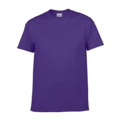 Ciężka Bawełniana Koszulka Z Krótkim Rękawem Dla Dorosłych Unisex. Czerwone bluzki GILDAN, xl, bez wzorów, z bawełny, sportowe, bez kołnierzyka, bez ramiączek. Za 37.99 zł.