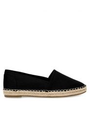 Jenny Fairy Espadryle WSS990-216 Czarny. Czarne espadryle Jenny Fairy, bez wzorów, z materiału, bez obcasa, bez zapięcia. Za 47.99 zł.