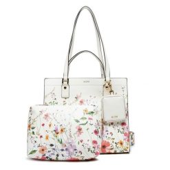 Torebka Aldo. Białe shopper Aldo, bez wzorów, bez dodatków. Za 419.99 zł.