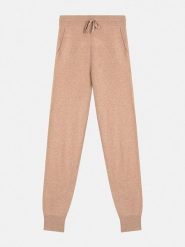 AUTHENTIC CASHMERE Kaszmirowe spodnie "Ferrand" w kolorze beżowym rozmiar: L. Brązowe spodnie materiałowe AUTHENTIC CASHMERE, l, bez wzorów, z kaszmiru. Za 434.99 zł.