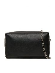 Calvin Klein Torebka Ck Plaque Camera Bag K60K612788 Czarny. Czarne listonoszki Calvin Klein, bez wzorów, ze skóry, bez dodatków. Za 219.99 zł.
