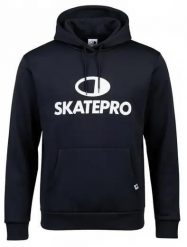 Odzież Bluza sportowa unisex SkatePro Tech Bluza z kapturem - XL - Black / White. Czarna bluzy SKATEPRO, na zimę, xl, bez wzorów, z materiału, z kapturem. Za 205.99 zł.