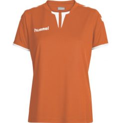 Koszulka sportowa z krótkim rękawem damska Hummel Core Womens SS Jersey. Brązowe koszulki sportowe Hummel, bez wzorów, z jersey, bez ramiączek, do piłki nożnej. Za 37.00 zł.