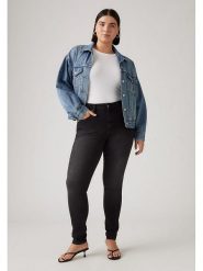 Levi's Dżinsy - Skinny fit - w kolorze czarnym rozmiar: W26/L30. Czarne jeansy Levi's®, l, z aplikacjami, z podwyższonym stanem. Za 175.67 zł.