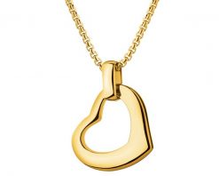 Naszyjnik ze stali szlachetnej - serce. Naszyjniki Elixa, ze stali. Za 129.00 zł.