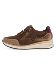 Gabor Sneakersy w kolorze fioletowo-brązowym rozmiar: 40,5. Brązowe trampki Gabor, bez wzorów, bez zapięcia. Za 272.95 zł.