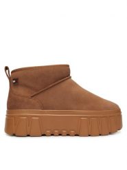 Tommy Jeans Śniegowce Tjw Suede Platform Boots Wl EN0EN03158 Brązowy jasny. Brązowe trapery i śniegowce Tommy Jeans, z jeansu. Za 649.99 zł.