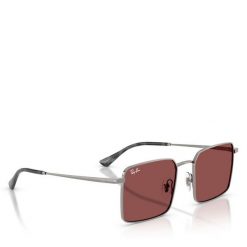 Okulary przeciwsłoneczne Ray-Ban. Szare okulary przeciwsłoneczne Ray-Ban, bez wzorów. Za 609.99 zł.
