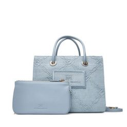 Torebka Elisabetta Franchi. Niebieskie torebki klasyczne Elisabetta Franchi, bez wzorów, bez dodatków. Za 1,679.00 zł.