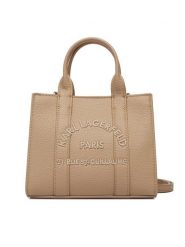 KARL LAGERFELD Torebka B1W30042 Brązowy. Brązowe torebki klasyczne KARL LAGERFELD, bez wzorów, ze skóry, bez dodatków. Za 649.99 zł.