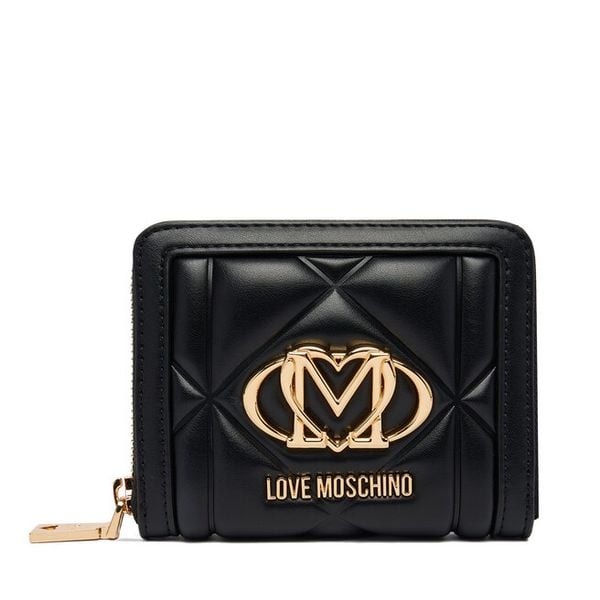 Portfel LOVE MOSCHINO. Czarne portfele Love Moschino, bez wzorów. Za 459.99 zł.