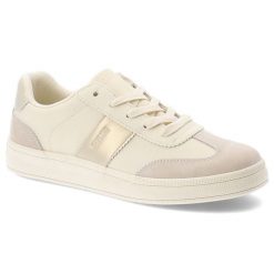 Trampki damskie Big Star, skóra naturalna i zamszowe wstawki sznurowany fason minimalistyczny design lekka podeszwa stonowana kolorystyka, beżowe, TT. Brązowe trampki Big Star, bez wzorów, ze skóry, bez zapięcia. Za 169.00 zł.