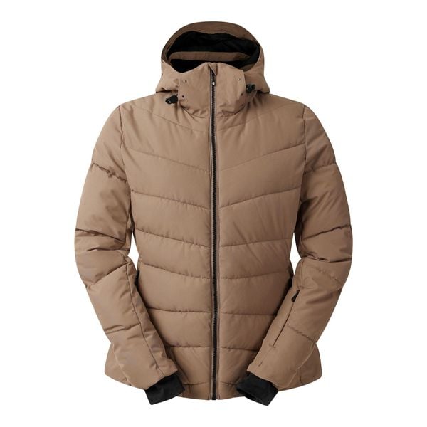 Damska Kurtka Narciarska Glacier. Brązowe kurtki narciarskie Dare 2b, xl, bez wzorów, z materiału, z kapturem, narciarskie. Za 527.99 zł.