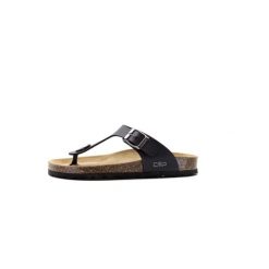 Klapki damskie CMP ECO MYMOSA. Czarne klapki CMP, bez wzorów, bez obcasa. Za 149.99 zł.