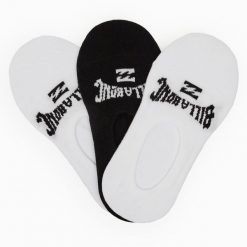 Stopki Billabong. Czarne skarpety Billabong, bez wzorów. Za 34.99 zł.