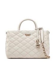 Guess Torebka HWQG96 32060 Écru. Torebki klasyczne Guess, z aplikacjami, ze skóry, bez dodatków. Za 399.99 zł.