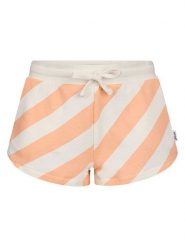 Retour Szorty dresowe "Rouen" w kolorze kremowo-pomarańczowym rozmiar: 164. Brązowe szorty Retour, bez wzorów, z bawełny. Za 86.99 zł.