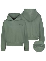 Sublevel Bluza w kolorze zielonym rozmiar: XS. Zielone bluzy Sublevel, xs, bez wzorów, z kapturem. Za 109.78 zł.