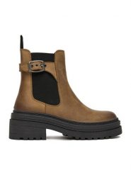 G-Star Raw Sztyblety CEO-WI34-ALASKA-02 Brązowy. Brązowe botki G-Star Raw, bez wzorów, z nubiku, bez obcasa, na płaskiej podeszwie, bez zapięcia. Za 429.99 zł.